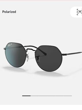 Ray-Ban Jack Polarized Black Sunglasses
